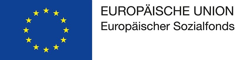 The EU's flag and logo with a subtitle "European Union - European Social Fund"