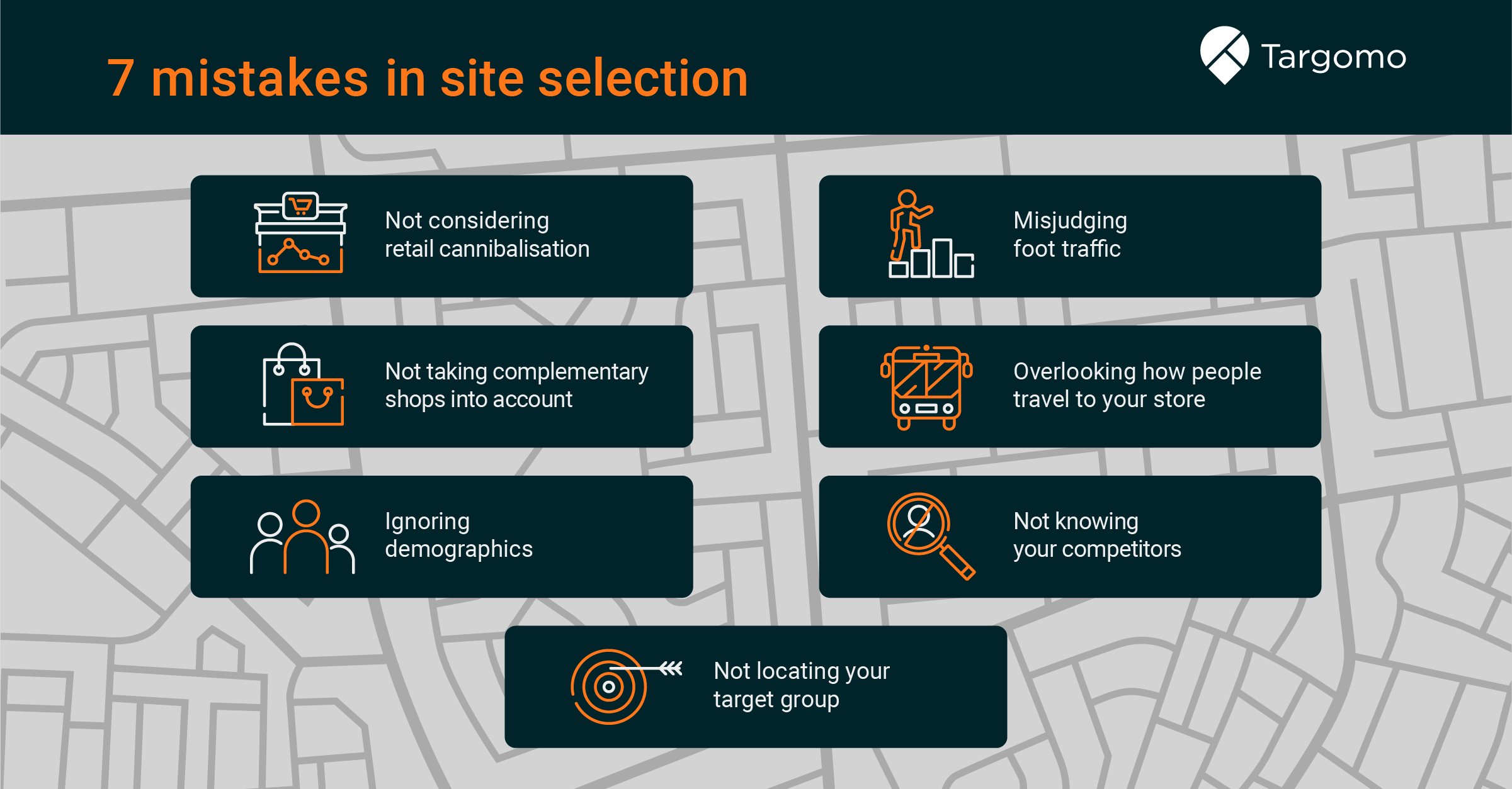 Infographic: 7 mistakes to avoid in site selection